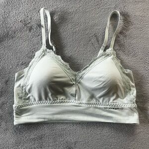 Lucky Brand Women's Lace Bralette - Light Gray